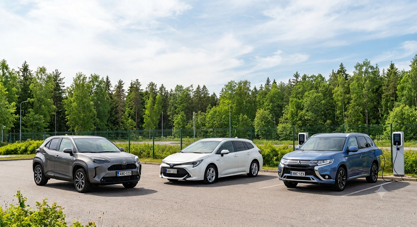 Käytetyt hybridiautot – MHEV, HEV ja PHEV vertailussa